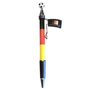 Germany Soccer Ball Ballpoint Pen with Red, Yellow, and Black Design